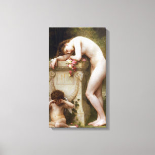 William-Adolphe Bouguereau - Elegy Canvas Print