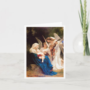 William-Adolphe Bouguereau SONG OF ANGELS 1881 Card