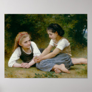 William-Adolphe Bouguereau - The Nut Gatherers Poster