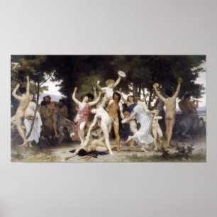 William-Adolphe Bouguereau-The Youth of Bacchus Poster