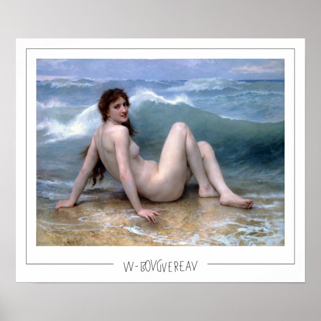William-Adolphe Bouguereau Zedign Art Poster #112 (Front)
