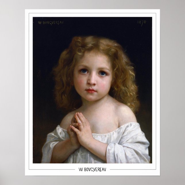 William-Adolphe Bouguereau Zedign Art Poster #18 (Front)