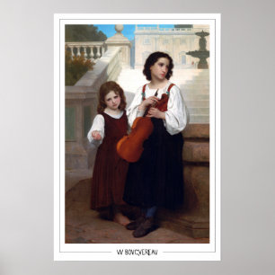 William-Adolphe Bouguereau Zedign Art Poster #223