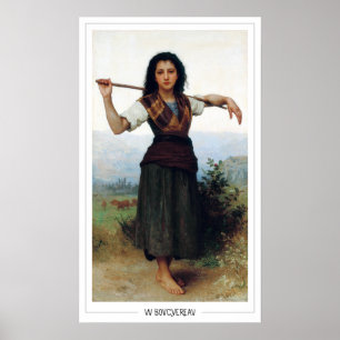 William-Adolphe Bouguereau Zedign Art Poster #7