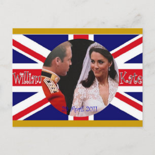 William and Kate Royal Wedding postcards