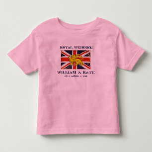 William and Kate Royal Wedding Toddler  T-Shirt