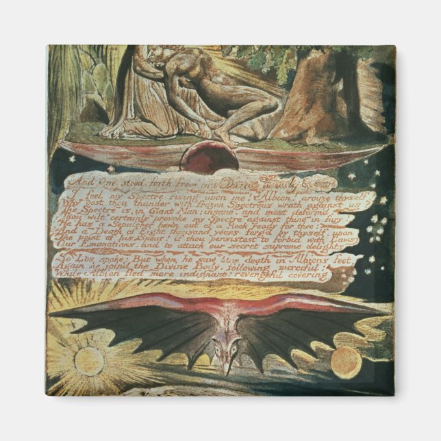 William Blake | "And One stood forth" Magnet (Front)