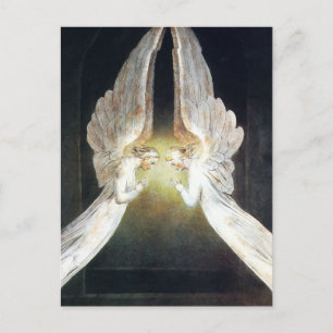 William Blake Angels Postcard