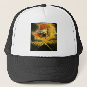 William Blake Art God Trucker Hat