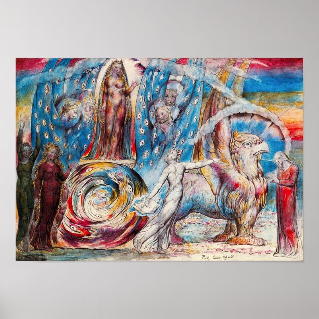 William Blake Beatrice Poster (Front)
