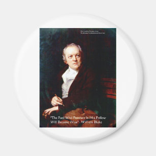 William Blake "Become Wise" Wisdom Quote Magnet