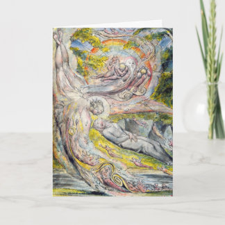 William Blake Card: Milton's Mysterious Dream Holiday Card