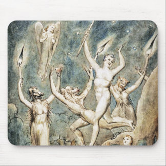 William Blake: Comus with His Revellers Mouse Pad