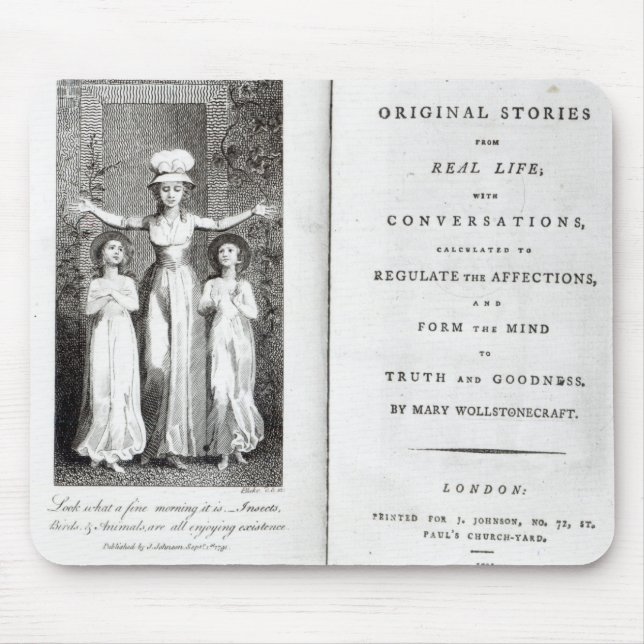 William Blake | Frontispiece to 'Original Stories  Mouse Pad (Front)