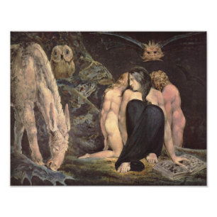 William Blake "Hecate Night of Enitharmon's Joys" Photo Print