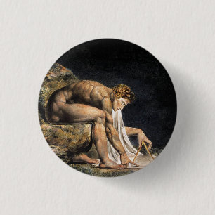 William Blake Isaac Newton Button