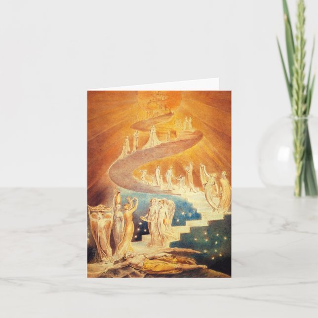 William Blake Jacob’s Ladder Note Card (Front)