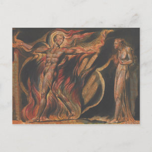 William Blake - Jerusalem, Plate 26, Such Visions Postcard