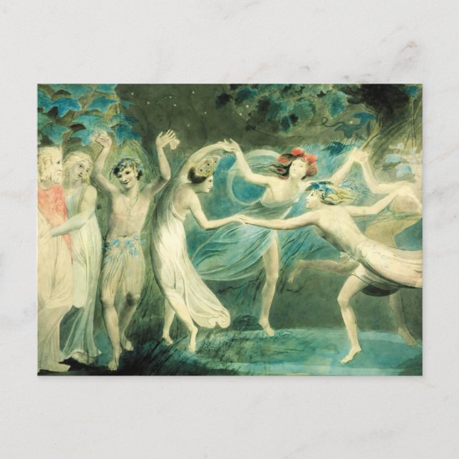 William Blake Midsummer Night’s Dream Postcard (Front)