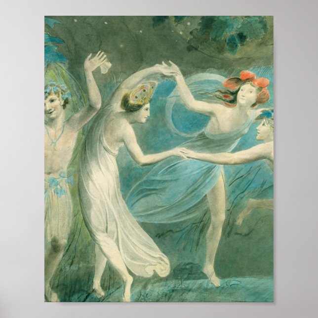 William Blake Midsummer Night’s Dream Poster (Front)