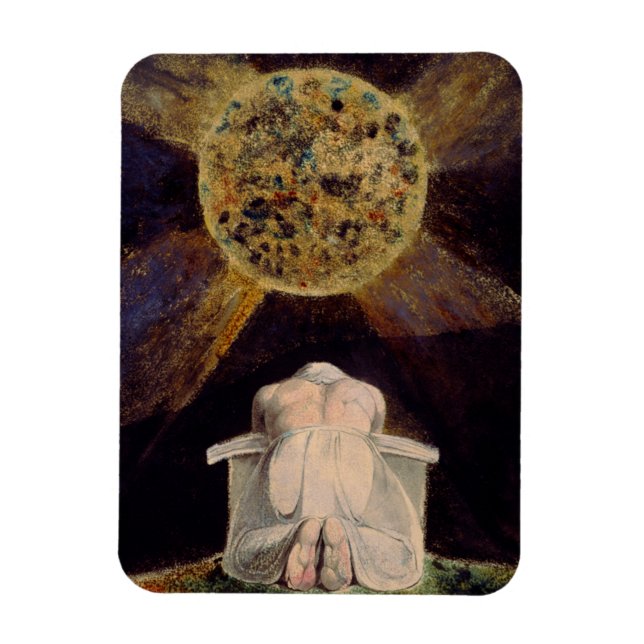 William Blake Song of Los Fine Art Magnet (Vertical)