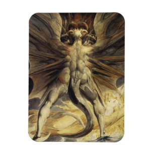 William Blake - The Great Red Dragon and the Woman Magnet