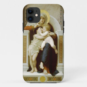 William Bouguereau-The Virgin, Jesus & St John iPhone 11 Case