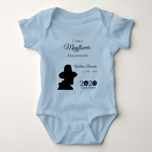 William Brewster Mayflower Baby Bodysuit