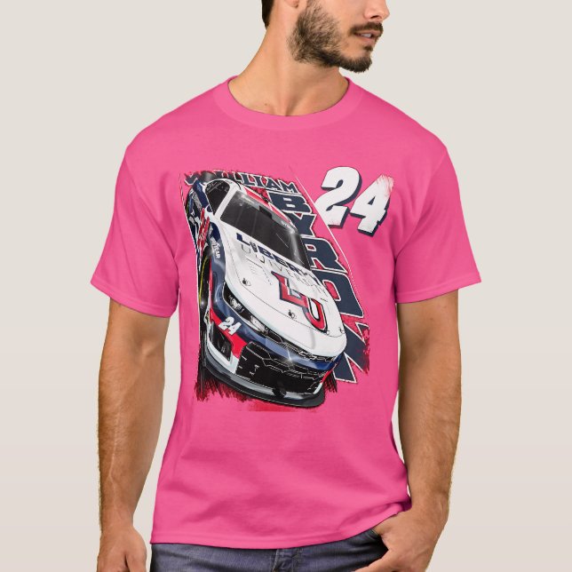 William Byron Red Racing T-Shirt (Front)