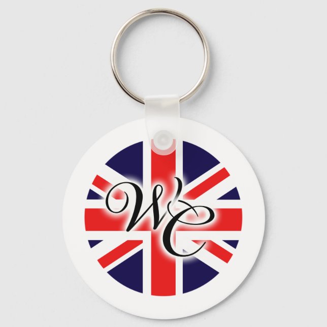 William & Catherine Key Ring (Front)