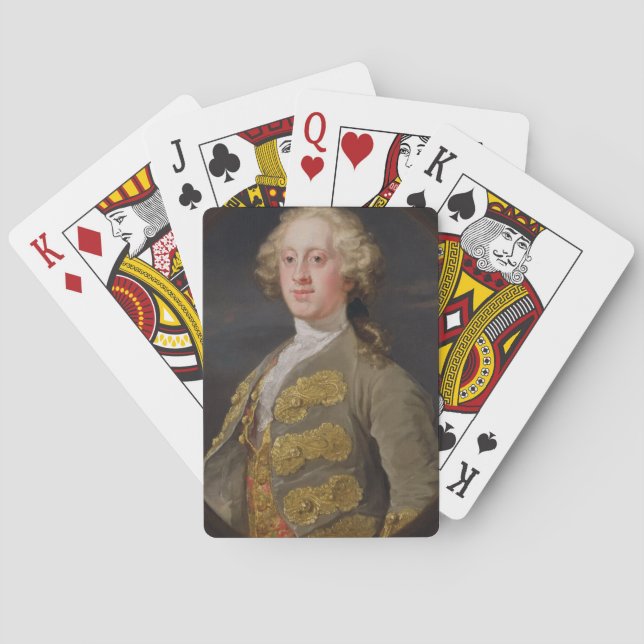 William Cavendish, Marquess of Hartington, Later 4 Playing Cards (Back)