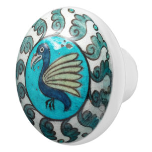 William De Morgan Dragon Ceramic Knob