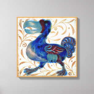 William De Morgan The Dodo On Cloth Canvas Print