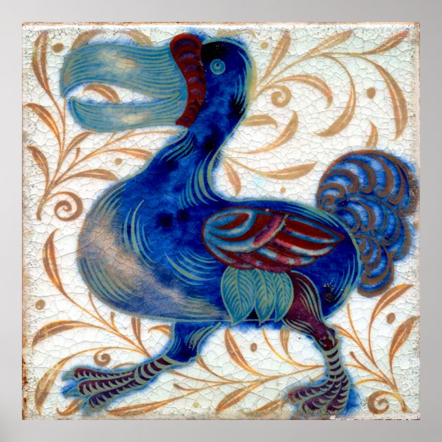 William De Morgan The Dodo Poster (Front)