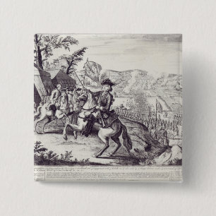 William Duke of Cumberland and the Rebel 15 Cm Square Badge
