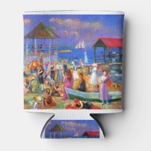 William Glackens Beach Scene Can Cooler