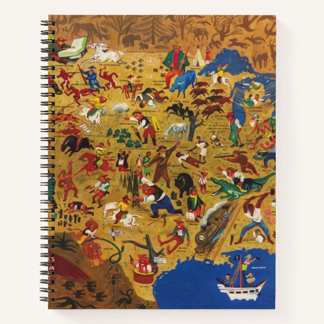 William Gropper's America - Cartoon Folklore Notebook (Front)