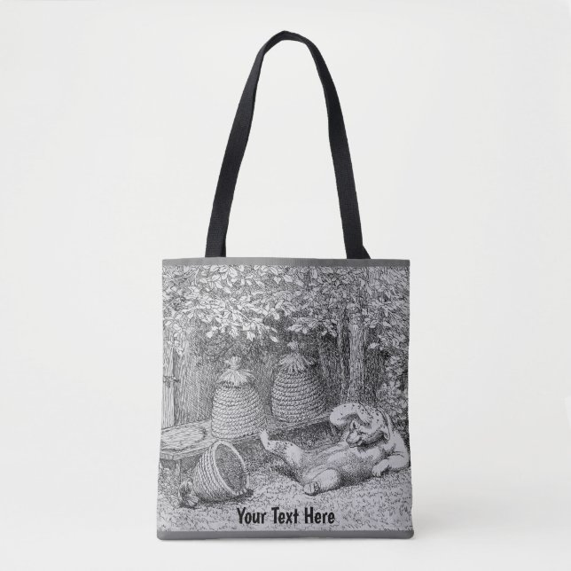 William H. Beard - Bear Stung by Bees Tote Bag (Front)