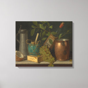 William Harnett - Just Dessert Canvas Print