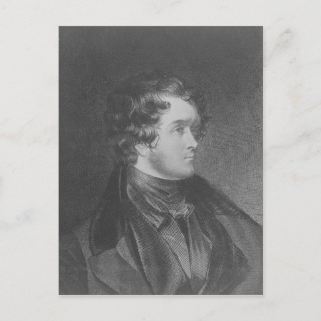 William Harrison Ainsworth Postcard (Front)
