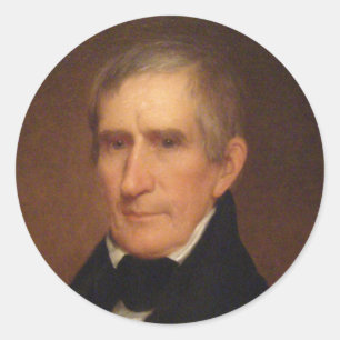 William Henry Harrison 9 Classic Round Sticker