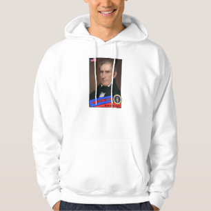 William Henry Harrison Baseball Card Hoodie