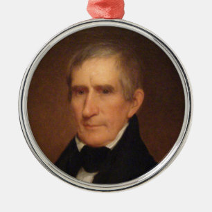 William Henry Harrison Metal Tree Decoration