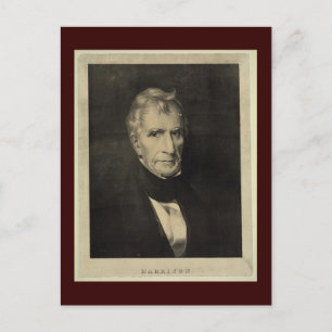 William Henry Harrison, Ninth President postcard