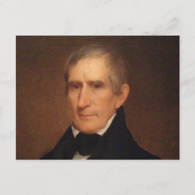 William Henry Harrison Postcard (Front)