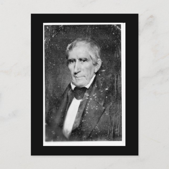 William Henry Harrison vintage photo postcard (Front)