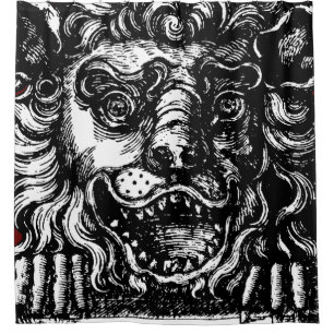 William Hogarth's Lion's Head Button's Tavern Shower Curtain