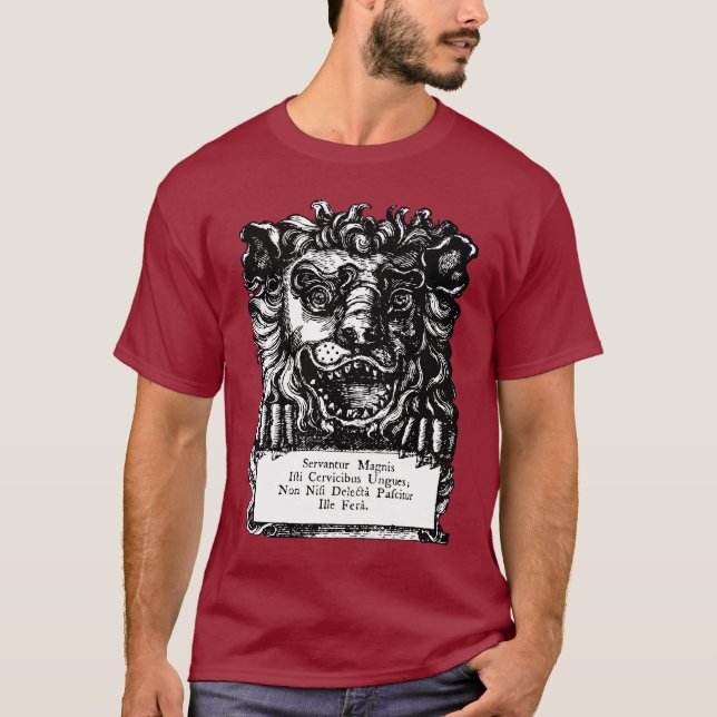 William Hogarth's Lion's Head Button's Tavern  T-Shirt (Front)
