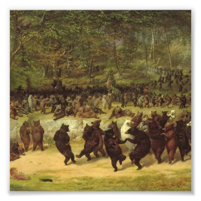 William Holbrook Beard - The Bear Dance Photo Print (Front)