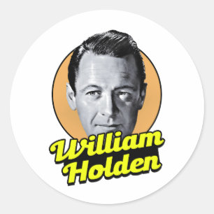 William Holden Classic Round Sticker